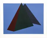 Jean-Marie Haessle, Bermuda Triangle, 1980, original, serigraph printed in color, pencil