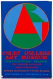 Robert Indiana, Colby College Art Museum Poster, 1973, orig, serigraph printed in colors, from an