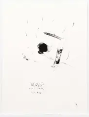 Rolf Julius, Glass Rain, 1988, lithograph on paper
