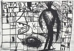 Santi Moix, Abstractions, etching and aquatint