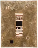 Brian Nissen, Untitled Abstraction (Brown), 1981, lithograph printed in color on textured paper, pencil
