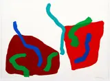 Ray Parker, Untitled Abstract (#6 Color), circa late 1970's - early 1980's, original color