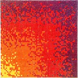 David Roth, Untitled (Colorful Dots), 1979, original, serigraph printed in colors, pencil