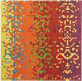 David Roth, Untitled (Colorful Dots), 1979, original, serigraph printed in colors, pencil