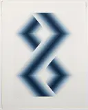 Babe Shapiro, ZIII, 1971, original color, silkscreen print on paper, pencil