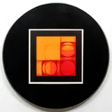 Victor Vasarely, Constants of the Moon, 1970s, embossed paper, serigraph printed in colors