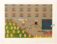 Jan Voss, Untitled, 1969, color, lithograph on paper