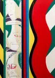 Mirror B by Shiro Fukazawa, 1970, screenprint on paper, offered Feb 2021