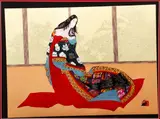 Hisashi Otsuka, Japanese Woman, 1988, mixed media print