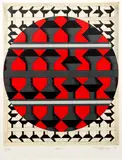 Yoshio Sekine, 362-S, 1976, screenprint and half-tone print