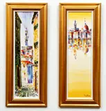Views of Florence by Xhovalin Delia, acrylic on canvas, offered Feb 2021