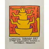 Keith Haring, Learning Through Art, The Guggenheim Museum Children's Program, lithograph on Arches paper, [approximate dimensions -