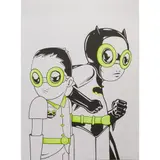 Hebru Brantley, Flynamic Duo, 2017, screenprint, [approximate dimensions -