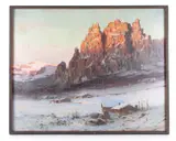 Karl Ludwig Prinz, Featured in this lot is an original oil on board from artist Karl Ludwig Prinz