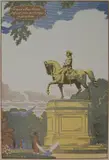 Rudolph Ruzicka, - ''The Washington Monument in the Public Garden''- wood, engraving in colors, 1933
