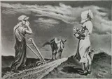 Georges Schreiber, - ''Rest from Plowing''-