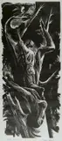 Lynd Ward, - ''Man Climbing''- wood, engraving