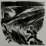 Lynd Ward, - ''The Watchtower''- wood, engraving, 1937