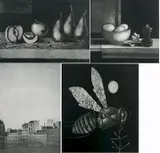 Mario Avati, - ''Place de la Bastille''; ''Nature morte au bulbe d'ail'' (Passeron 210); ''Des Pommes et des poires'' (P. 223); ''L'Abeille'' (P. 232)- 1