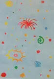 Roger Benedetti, - ''Fireworks''-, silkscreen in colors