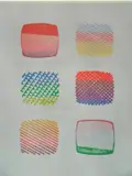 Roger Benedetti, - ''6 TV Screens''-, silkscreen in colors