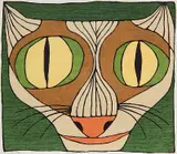 Edward August Landon, - ''Felis Rex''-, silkscreen in colors