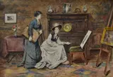 George Goodwin Kilburne, - ''Viewing The Picture''-