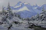 László Neogrády, - Winter Landscape-