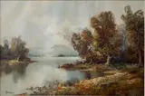 Ingfried Paul Henze-Morro, - ''Thuner Sea''-, oil on canvas