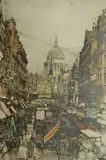 Luigi Kasimir, - ''London, Fleet Street''-