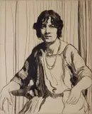 William Lee Hankey, - Portrait of A Lady-