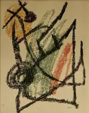 - ''Je Travaille Comme Un Jardinier'' (Mourlot 370)- by Joan Miró, lithograph in colors, 1963, as published in XXe Siecle, offered Oct 2015