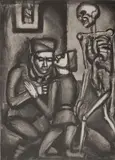 Georges Rouault, - ''Ce Sera La Derniere Petit Pere'' (Wofsy 143)-, aquatint, 1927, from 'Miserere'