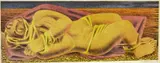 Emilio Amero, - Bound Figure-, lithograph in colors, 1958