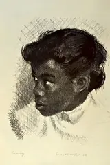Ernest Crichlow, - ''Cissy''-, lithograph, 1956