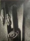 Wanda Gág, - ''Airtight Stove'' (Winnan 49)- wood, engraving, 1927-33