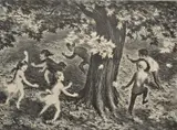 Lawrence Beall Smith, - ''Frolic'' (AAA/Czestochowski 1948.072)-, lithograph, 1948
