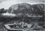 Stow Wengenroth, - ''Maine Lobsterman'' (Stuckey 144)-, lithograph, 1944
