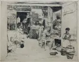 John Winkler, - ''Chinese Shop''-, etching