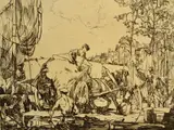 Frank Wilcox, - ''The Hay Cart''-