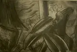 Paul B. Travis, - Congo Scene-, etching and aquatint, some mat burn