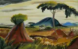 Paul Travis, - African Landscape-