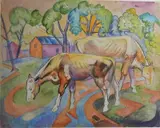William Sommer, - ''Yellow Cows''-