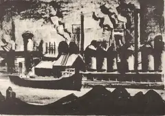 - Cuyahoga River- by Martin Linsey, lithograph, offered Oct 2015
