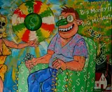 George Kocar, - ''Wheel of Fortune''-, acrylic on canvas, 1995