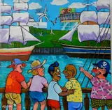 George Kocar, - Tall Ship-, acrylic on canvas, 2010