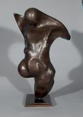 Erwin Binder, - ''Transcendence of Man''-, bronze sculpture, 1976
