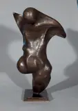 Erwin Binder, - ''Transcendence of Man''-, bronze sculpture, 1976