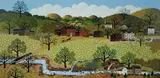 Charles Wysocki, - Farmland-, oil on canvas