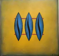 - ''Combination 2''- by Martha Hubert, acrylic on canvas, offered Oct 2015